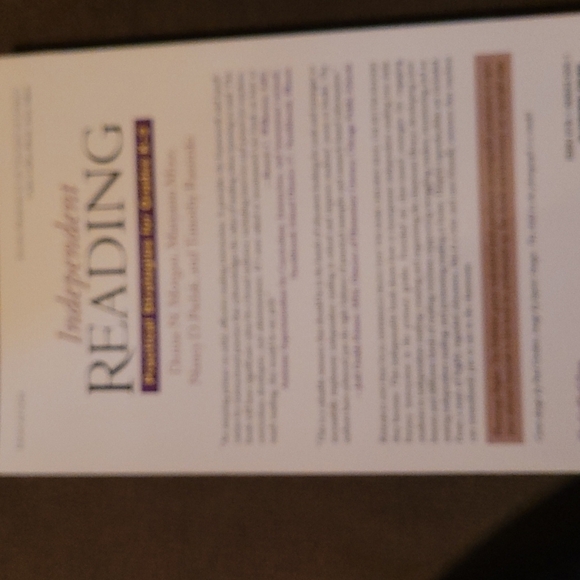 Reading independent Grade K-3 - Picture 2 of 2